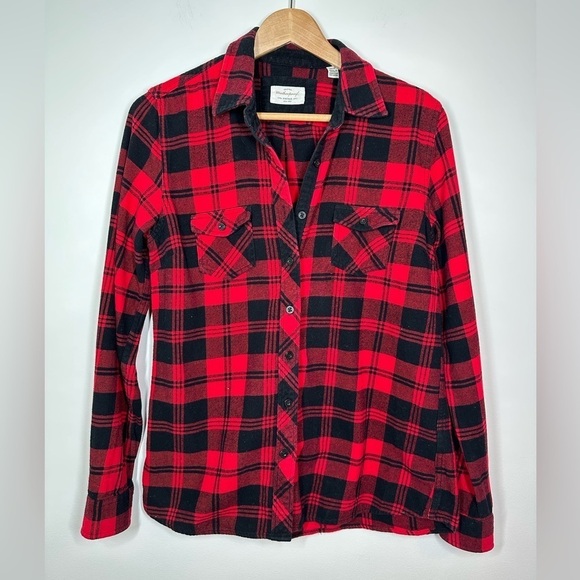 Weatherproof Black and Red Buffalo Plaid Shirt Medium - Picture 1 of 4
